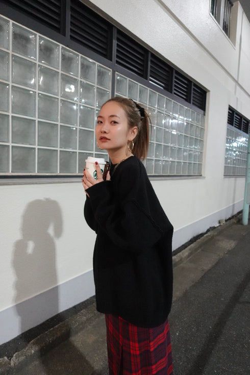 ベーシックルーズニット